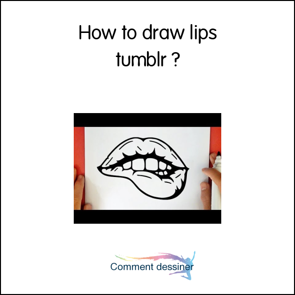 How to draw lips tumblr